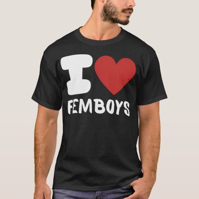 Camiseta Amo a los Femboys (Anverso)