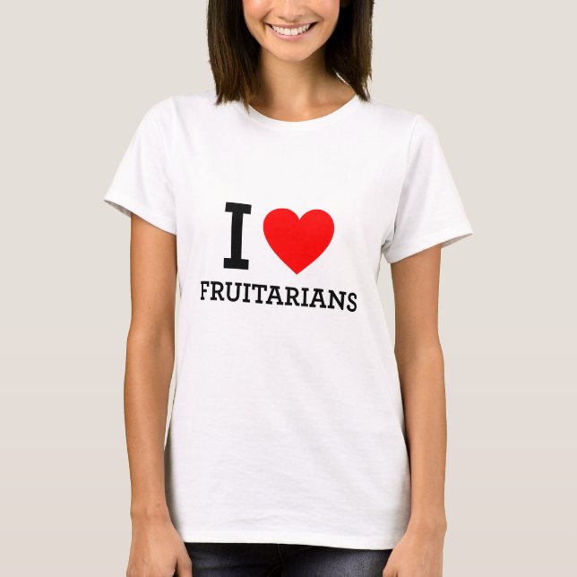 Camiseta Amo a los fruteros (Anverso)