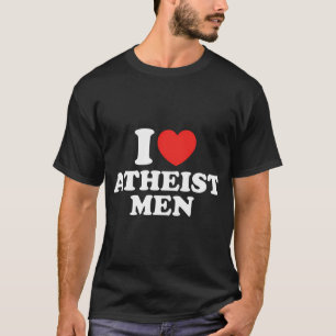 Camiseta Amo a los hombres ateos
