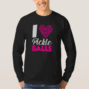 Camiseta Amo A Los Hombres Jugadores De Bolas De Pickleball