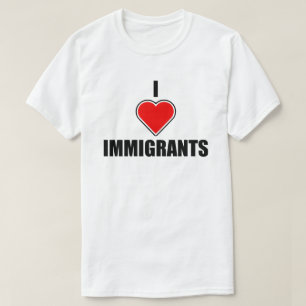 CAMISETA AMO A LOS INMIGRANTES