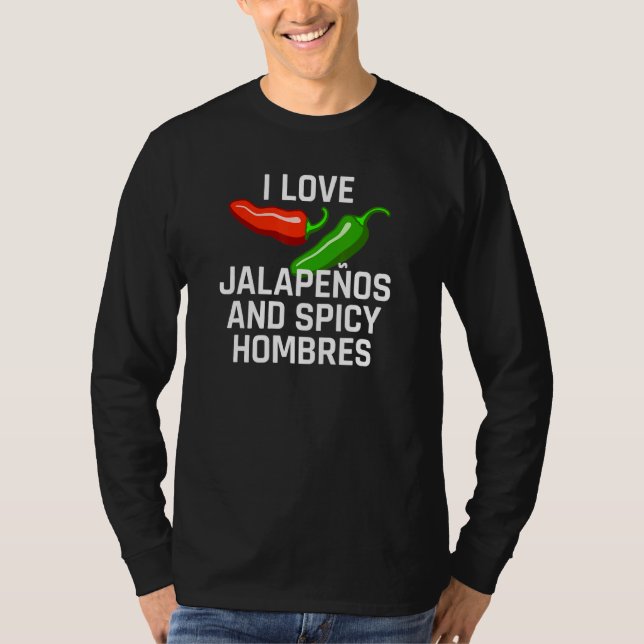 Camiseta Amo A Los Jalapeos Y A Los Hombres Spicaces (Anverso)