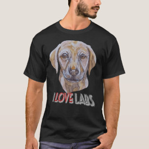 Camiseta Amo a los labradores