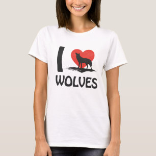 Camiseta Amo a los lobos
