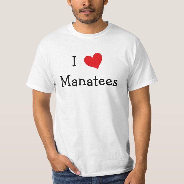 Camiseta Amo a los Manatíes (Anverso)