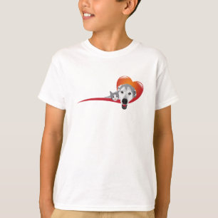 Camiseta amo a los mascotas