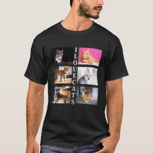 Camiseta Amo A Los Mascotas Que Amo Los Gatos Cutos Para Lo