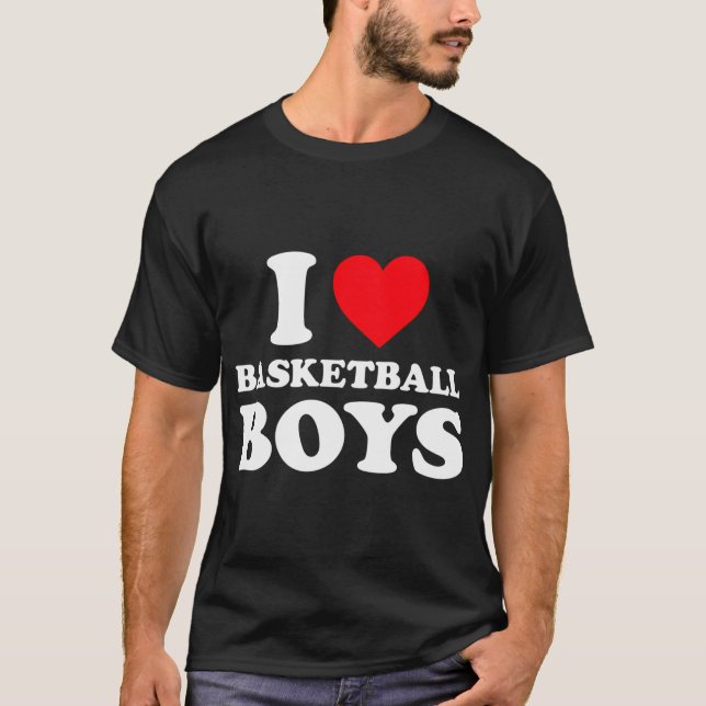 Camiseta Amo a los niños de baloncesto Shirt I Heart Basket (Anverso)