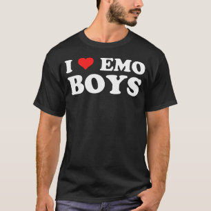 Camiseta Amo a los niños de Emo Gótico Grunge Alt Punk 2000