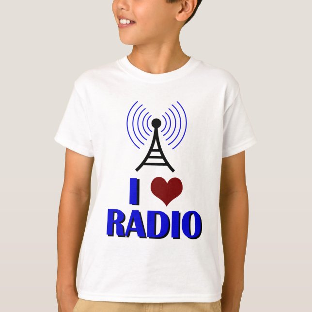 Camiseta Amo a los niños de la radio (Anverso)