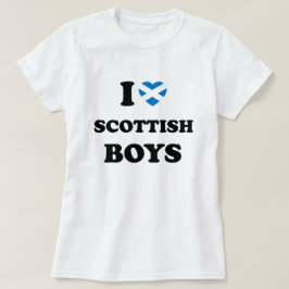 Camiseta Amo a los niños escoceses