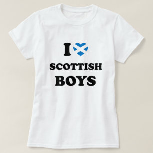 Camiseta Amo a los niños escoceses
