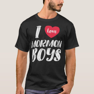 Camiseta Amo A Los Niños Mormones Corazón LDS Mujeres Graci
