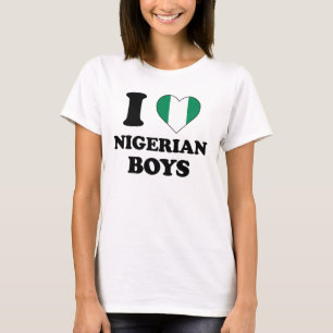 Camiseta Amo a los niños nigerianos