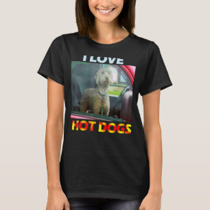 Camiseta Amo a los perritos calientes Dueño del perro