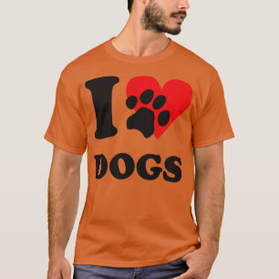 Camiseta Amo a los perros