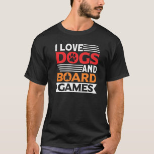 Camiseta Amo a los perros juego de mesa juegos de mesa