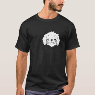 Camiseta Amo a los perros malteses Mascota perro maltés Lin