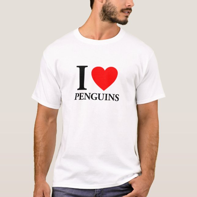 Camiseta Amo a los pingüinos (Anverso)