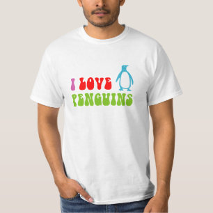 Camiseta Amo a los pingüinos