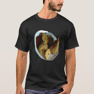 Camiseta Amo a los pollos especialmente cuando se fríen Pol