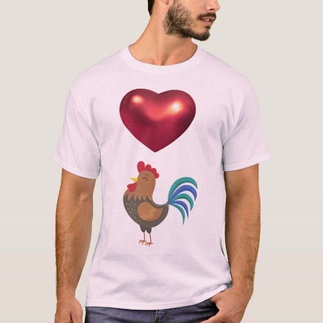 CAMISETA ¡AMO A LOS ROOSTEROS! (Anverso)