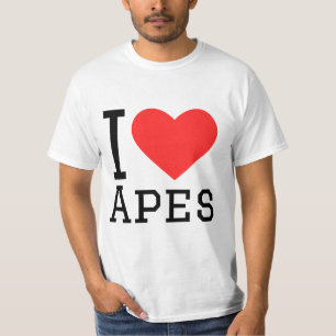 Camiseta Amo a los simios