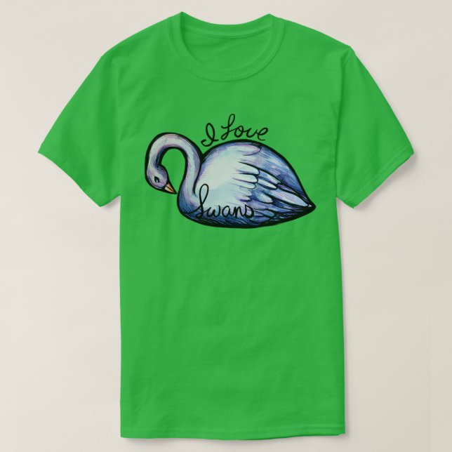 Camiseta Amo a los Swans (Diseño del anverso)