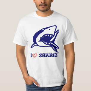 Camiseta Amo a los tiburones