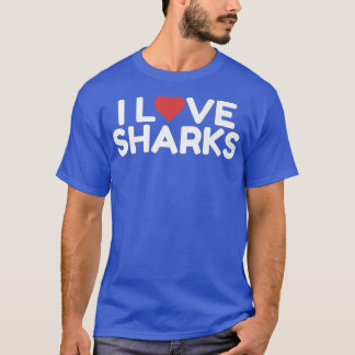 Camiseta Amo a los tiburones