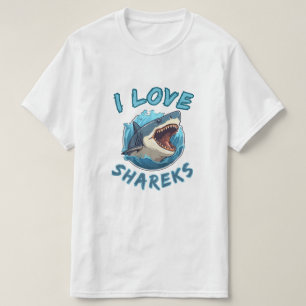 Camiseta Amo a los tiburones Fisher