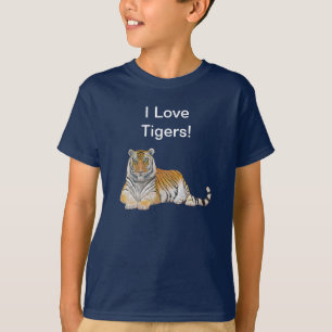 Camiseta Amo a los tigres
