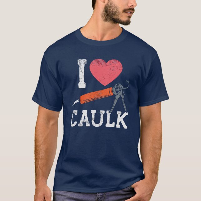 Camiseta Amo A Los Trabajadores De La Construcción De Calza (Anverso)