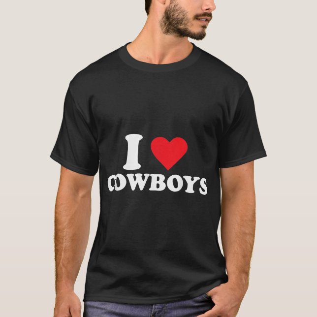 Camiseta Amo A Los Vaqueros (Anverso)