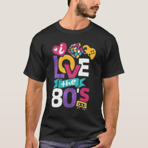 Camiseta Amo a los Vintage Ochenta de los 80