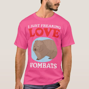 Camiseta Amo a los wombats lindo wombat australiano