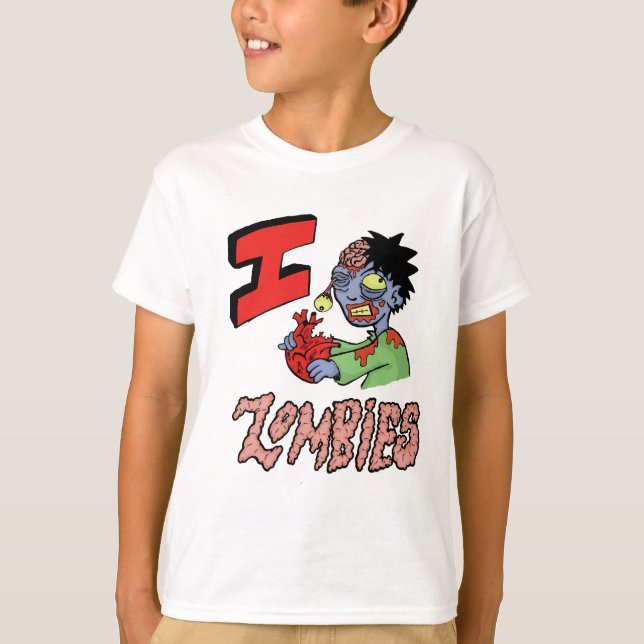 Camiseta AMO A LOS ZOMBIS acabados 3 (Anverso)