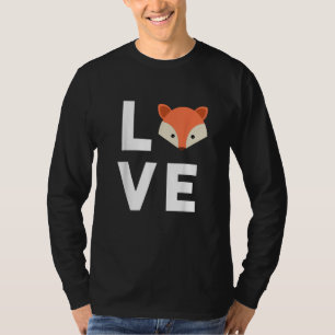 Camiseta Amo a los zorros Cute Fox Zorro divertido Amo la c
