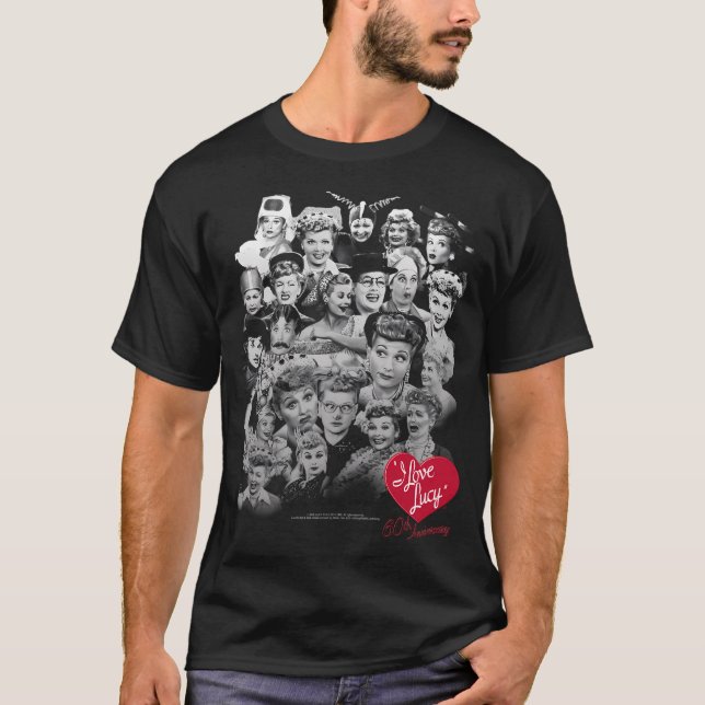 Camiseta Amo A Lucy 60 Años De Diversión (Anverso)