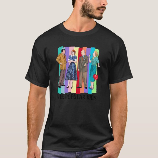 Camiseta Amo A Lucy, Los Niños Populares (Anverso)