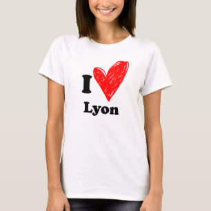 Camiseta Amo a Lyon