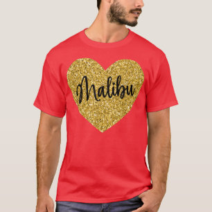 Camiseta Amo a Malibu California USA para las mujeres