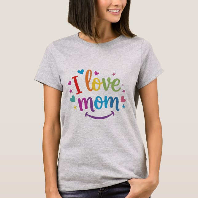 Camiseta Amo a mamá (Anverso)