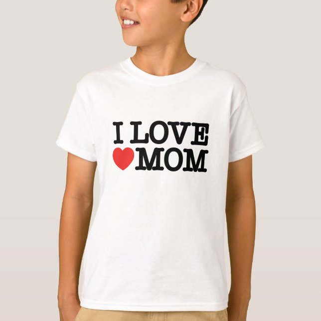 Camiseta Amo a mamá (Anverso)