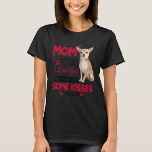 Camiseta Amo a Mamá Chihuahua Perro Mamá Perro Madre Día D