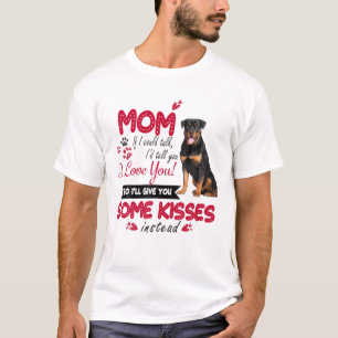 Camiseta Amo a Mamá Rottweiler Perro Mamá Día de Perro