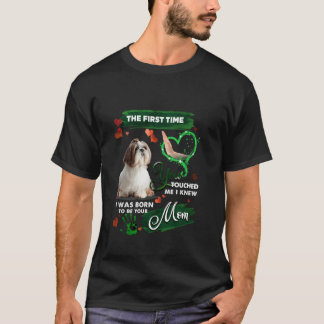 Camiseta Amo A Mamá Shih Tzu La Primera Vez Que Me Tocaste