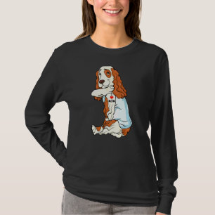Camiseta Amo A Mamá Tattoo Cocker Estadounidense Perro Espa
