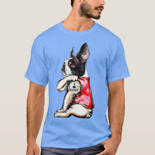 Camiseta Amo a mamá Tattoo Día de la madre del perro Bulldo