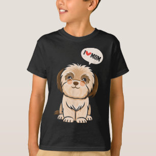 Camiseta Amo A Mamá - Tattoo Dog Lover Animal Breeder Canin